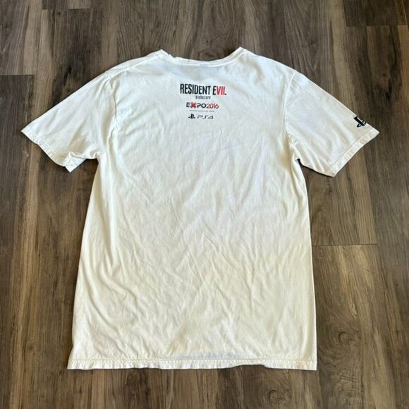 Resident Evil Biohazard Promo T-Shirt Men's Size M 2016 GSEXPO Exclusive PS4 - Picture 2 of 6